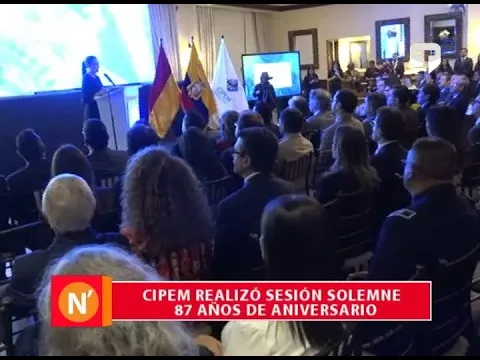 CIPEM Realizó sesión solemne 87 años de aniversario