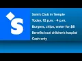 Wes s Burger Shack hosting fundraiser at Temple Sam s Club