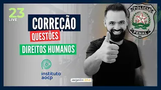 DIREITOS HUMANOS I Questões AOCP I Polícia Penal