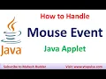 How to handle mouse events in Java Mouse Listener Mouse Motion Listener in Java by Mahesh Huddar
