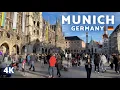 4K WALKING TOUR - MUNICH CITY GERMANY