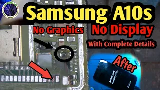 Samsung A10s No Backlight Fix No Graphics Easy Repair Step By Step AA Mobile Lab 