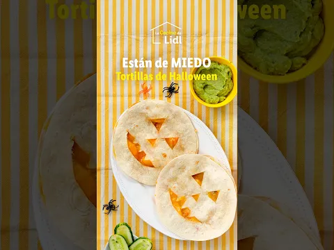 Tortillas de Halloween 🎃 #shorts