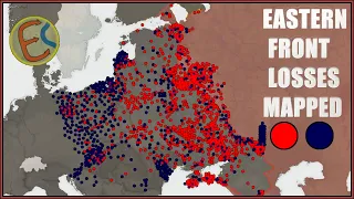 Eastern front losses mapped