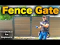 How To Build A Double Fence Gate For Composite Fencing