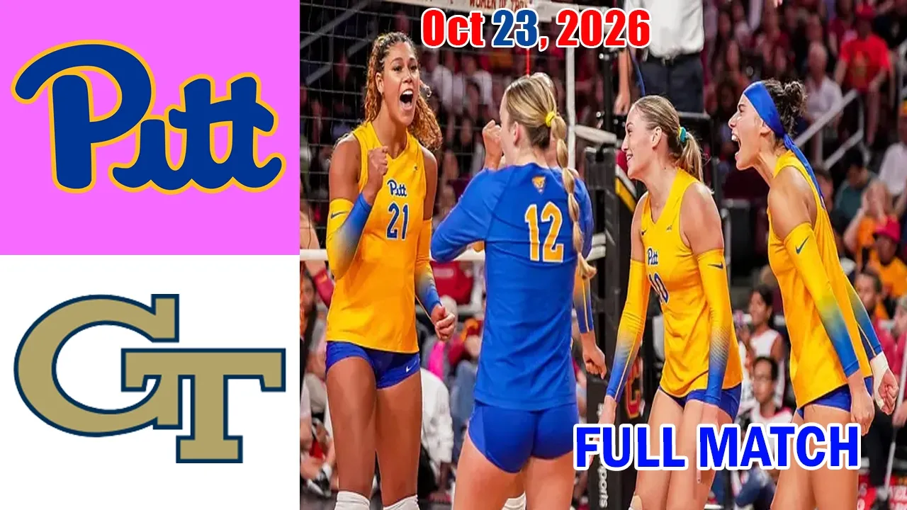Pittsburgh vs Georgia Tech FULL MATCH Oct 23, 2026 | NCAA Women's Volleyball