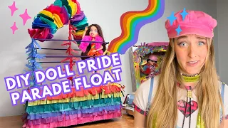 DIY Miniature Pride Parade Float Craft for Dolls The Moody Bratz Miniature Pride Parade 2023
