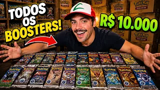 COMPREI R$ 10.000 REAIS EM PACOTINHOS DE CARTA POKÉMON E DEU MUITO RUIM!