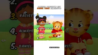 Ranking Daniel Tiger Crashouts 