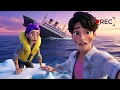 Lagu Rescuing Rumi \u0026 Jinu from Titanic Watercraft Disaster  | KPOP Demon Hunters [Official Music Video]