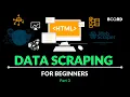 Data scraping for Beginners Part 3 Web Scraping Tutorial Board Infinity