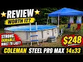coleman steel pro max 14 x 33 pool review