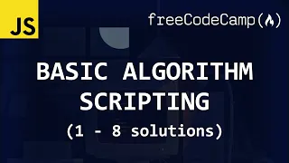 freeCodeCamp solutions - Basic Algorithm Scripting 1