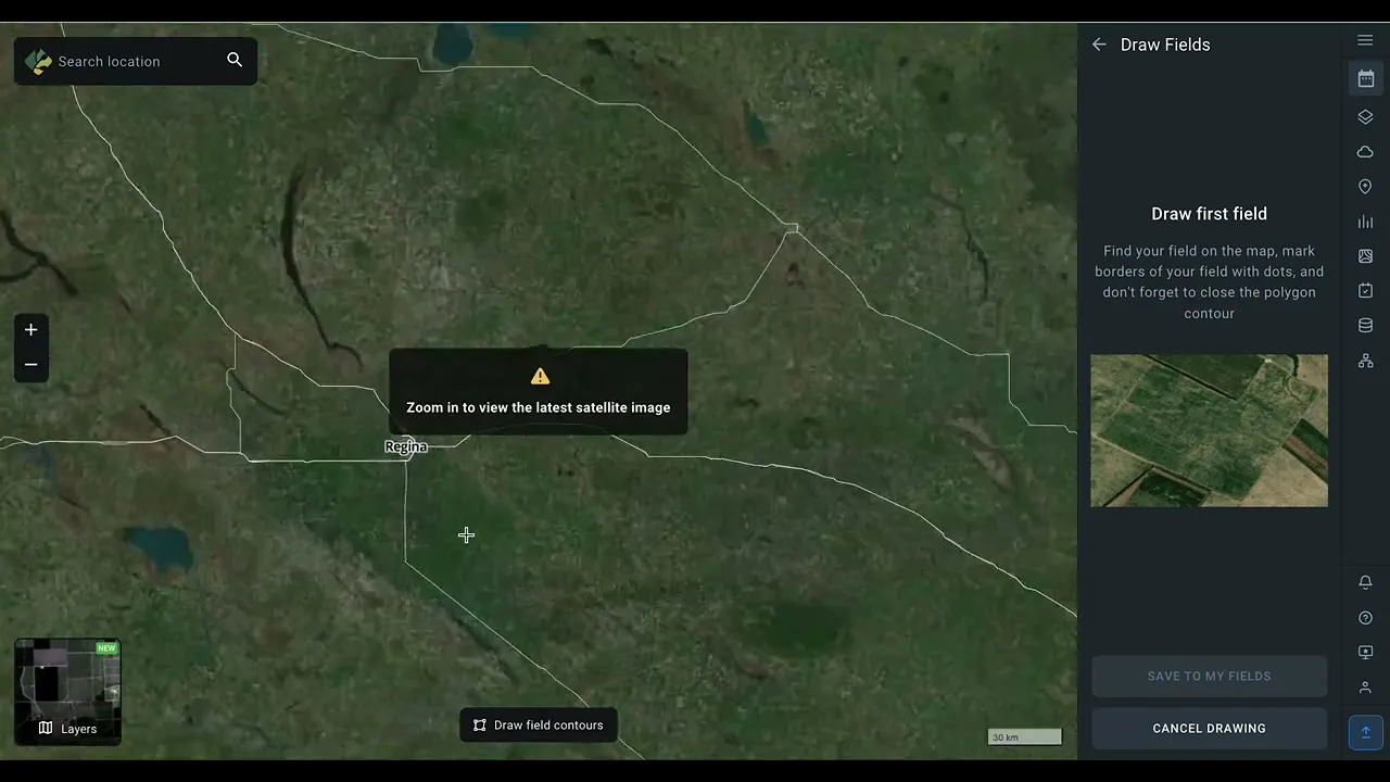 Search the area