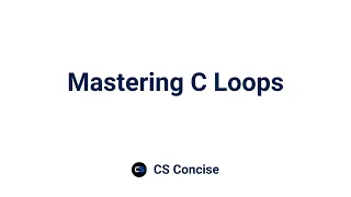 9 Mastering C Loops Programming Fundamentals