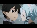 Sinon catches the sword for Kirito and everyone is jealous