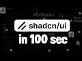 Shadcn UI in 100 Seconds The Ultimate Tailwind CSS Hack You Need