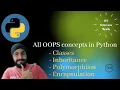 OOPS Python Encapsulation Inheritance Polymorphism Abstraction Classes and Objects