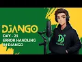 Render Custom Error Pages in Django in Hindi Handle 404 500 403 More Like a Pro