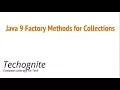 JAVA 9 New Features Factory Methods for Collections