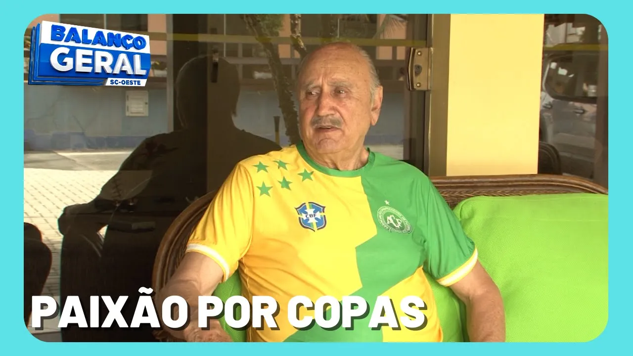 Chapecoense Raul Tasca participa pela sétima vez de uma Copa do mundo