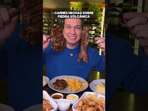 Sabías que en Paraguay podés comer carnes cocinadas sobre piedra volcánica @brochettopy