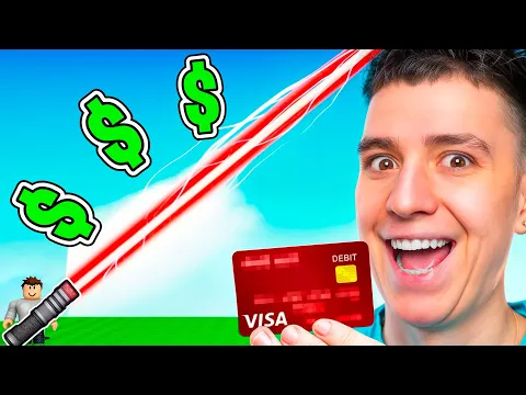Video Thumbnail: ПОТРАТИЛ $345.751 РОБУКСОВ НА ЛУЧШИЙ СВЕТОВОЙ МЕЧ В РОБЛОКС!