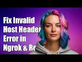 Fixing Invalid Host Header Error in Ngrok with React Dev Server
