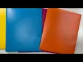 Mr Pen Plastic Folders with Pockets Unboxing