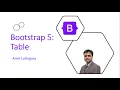 Bootstrap 5 Table