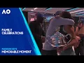 Madison Keys Celebrates With Her Family Australian Open 2025 Final