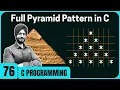 Full Pyramid Pattern in C