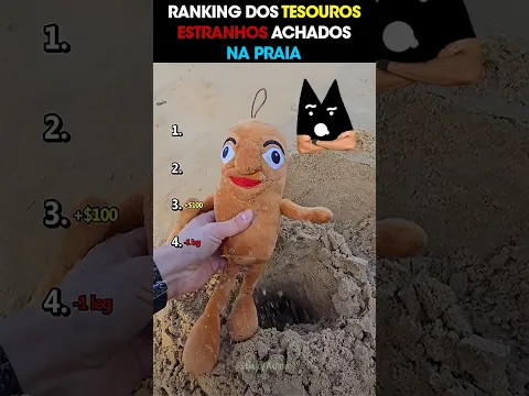 RANKING DOS TESOUROS MAIS ESTRANHOS ACHADOS NA PRAIA