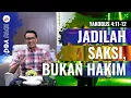 Download Lagu Doa Pagi • Jadilah Saksi, Bukan Hakim • Pdt. Dr. Joko Prihanto
