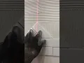 How to start a herringbone tile installation