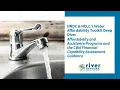 Water Affordability Advocacy Toolkit Affordability and Assistance Programs and the CWA FCA