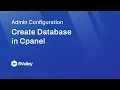 How to Create Database in Cpanel for 6Valley