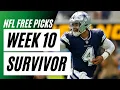 NFL Survivor Pool Picks Week 10 NFL Survivor Strategy NFL Picks Week 10