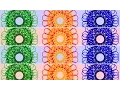 How to create pattern in Python turtle graphics using four canvas