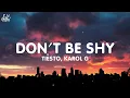 Download Lagu Tiësto, KAROL G - Don't Be Shy (Lyrics)