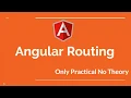 Angular 9 Routing - Only Practical No Theory