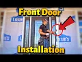 How To Install A Front Door With Two Sidelights