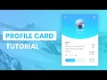 Animated Profile Card Using HTML CSS JavaScript