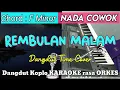 Download Lagu REMBULAN MALAM - Arief Versi Dangdut Koplo KARAOKE rasa ORKES || Nada Cowok
