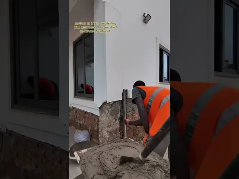 Dampness Treatment | Building in Ghana #dampness #constructionchannel #dampproof