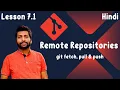 7 1 Working with Remote Repositories fetch pull and push Collaborating with Git - Hindi
