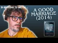 A Good Marriage 2014 movie review 19 reasons to watch this SOLID THRILLER