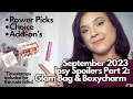 SEPTEMBER 2023 IPSY SPOILERS PT 2 CHOICE POWER PICKS ADD-ONS FOR GLAM BAG BOXYCHARM