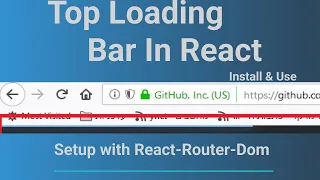 React Top Loading Bar Tutorial Smooth Loading Animations React Loading Spinner Web Development