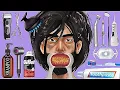 Lagu ASMR Homeless into model agency (Buck teeth treatment) | Makeup transformation animation